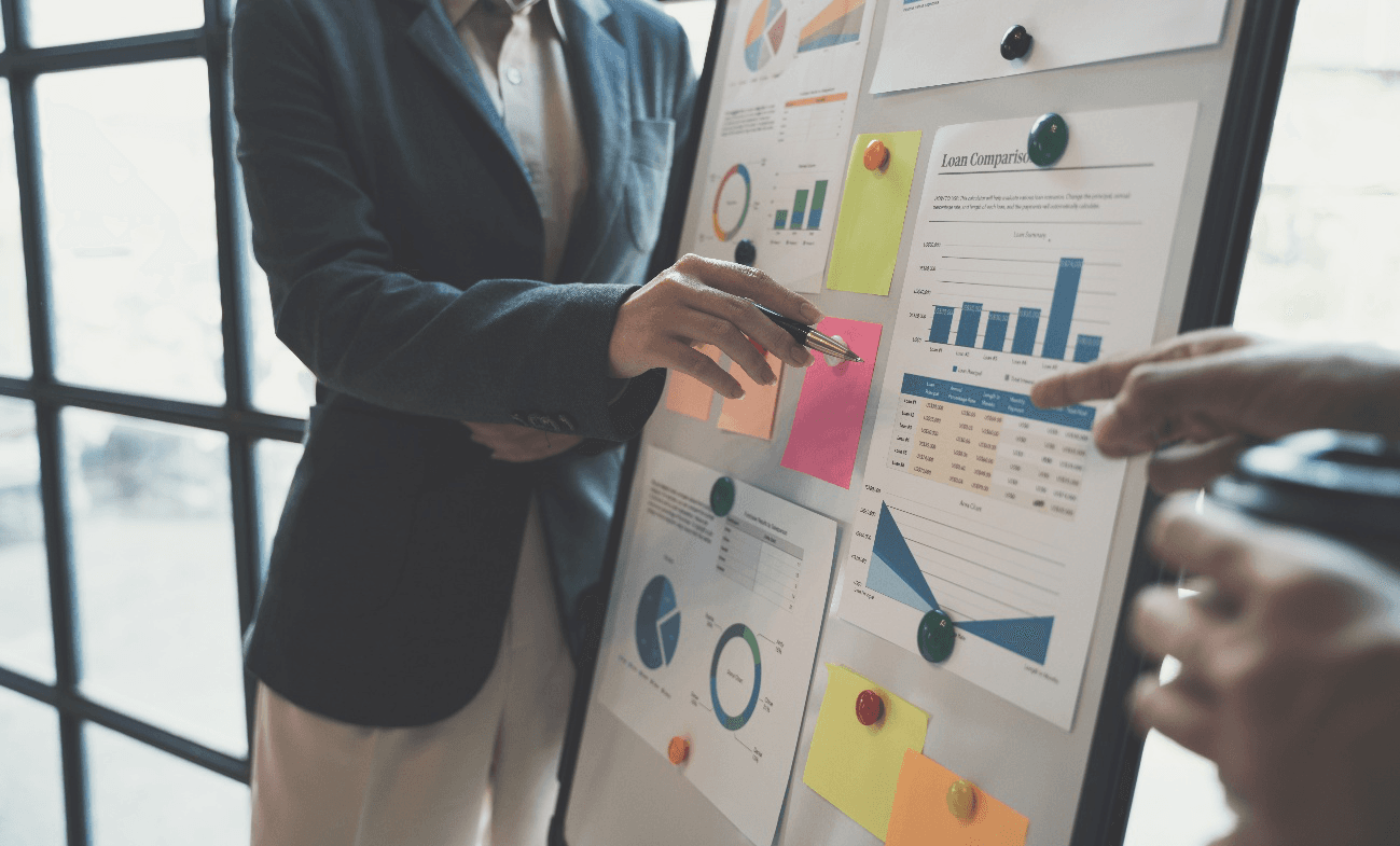 Especialistas financeiros que irão lhe ajudar a gerir seus negócios imobiliários.